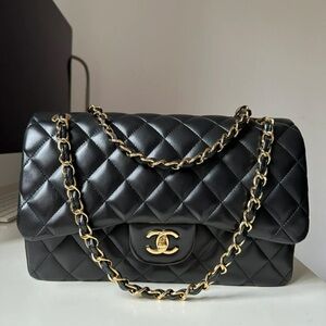 Chanel Black Quilted Chain Bag